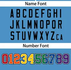 Light Blue Rainbow Pride Month Raglan Baseball Jersey 4