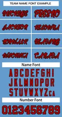 Light Blue Red-Black Classic Team Basketball Jersey 3