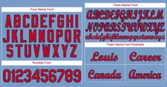 Light Blue Red-Navy Classic Style Baseball Jersey 3
