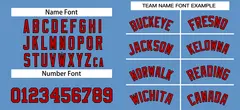 Light Blue Red-Navy Classic Style Baseball Jersey 3