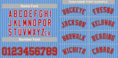 Light Blue Red-Navy Stripe Fashion Baseball Jersey 3