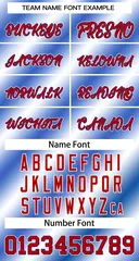 Light Blue Red-Royal Gradient Basketball Jersey 3