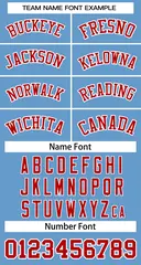 Light Blue Red-White Classic Basketball Jersey 3