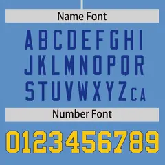 Light Blue Royal Phonetic Rhythm Authentic Baseball Jersey 4