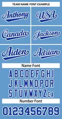 Light Blue Royal-White Classic Basketball Jersey 3
