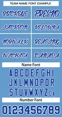 Light Blue Royal-White Classic Basketball Jersey 3