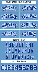 Light Blue Royal-White Classic Basketball Jersey 3