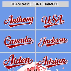 Light Blue Wave Graffiti Pattern Baseball Jersey 3