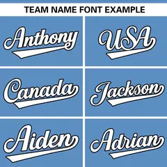 Light Blue White Gradient Ribbed Authentic Baseball Jersey 3