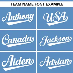 Light Blue White Gradient Ribbed Authentic Baseball Jersey 3
