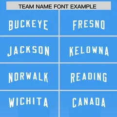 Light Blue White Gradient Vertical Stripe Football Jersey 3