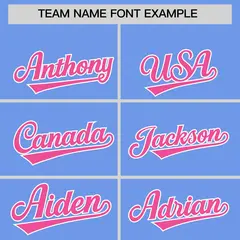 Light Blue White Grid Blur Pattern Baseball Jersey 3