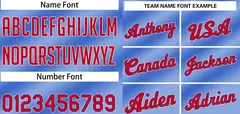 Light Blue White-Red Gradient Tilted Basketball Jersey 3