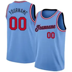 Light Blue White-Silver Classic Mesh Sport Basketball Jersey 1