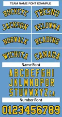Light Blue Yellow-Navy Classic Basketball Jersey 3