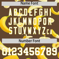 Light Brown Banana Graffiti Pattern Fashion Baseball Jersey 3