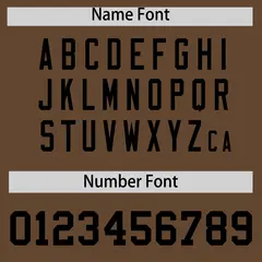 Light Brown Black Classic Authentic Baseball Jersey 4