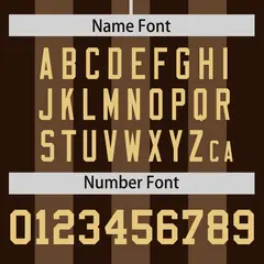 Light Brown Brown Thick Stripe Authentic Baseball Jersey 4