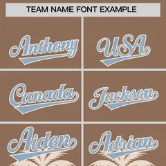Light Brown Cream Graffiti Bossinia Style Baseball Jersey 3