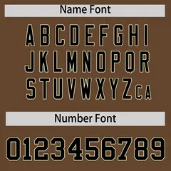 Light Brown Cream Star Pattern Thick Stripes Baseball Jersey 4