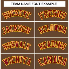 Light Brown Crimson-Gold Varsity Full-Snap Letterman Jacket 5