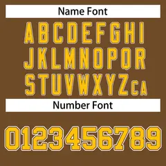 Light Brown Gold-White Raglan Varsity Full-Snap Letterman Jacket 4