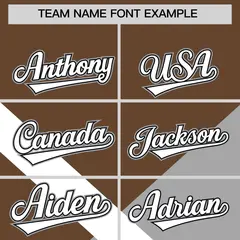 Light Brown Gray Raglan Full-Snap Letterman Baseball Jacket 3