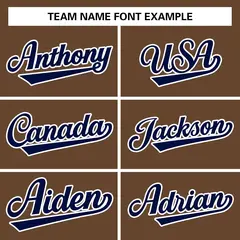 Light Brown Navy-White Varsity Full-Snap Letterman Jacket 5