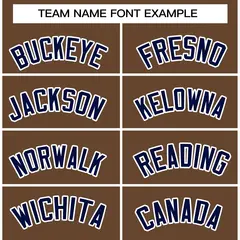 Light Brown Navy-White Varsity Full-Snap Letterman Jacket 5