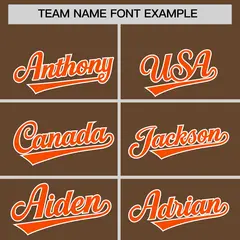 Light Brown Orange Two-Tone Varsity Letterman Bomber Jacket 3