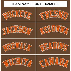 Light Brown Orange-White Varsity Full-Snap Letterman Jacket 5