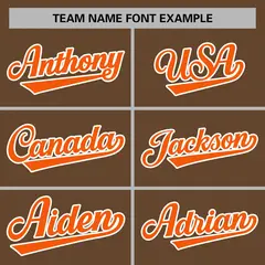 Light Brown Orange-White Varsity Full-Snap Letterman Jacket 5