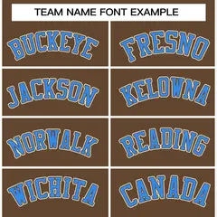 Light Brown Powder Blue-Khaki Varsity Full-Snap Letterman Jacket 5