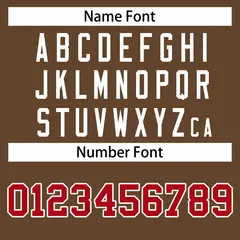 Light Brown Red-White Varsity Full-Snap Letterman Jacket 6