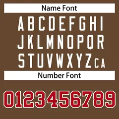Light Brown Red-White Varsity Full-Snap Letterman Jacket 6