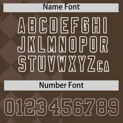 Light Brown Rhombus Pattern Baseball Jersey 4