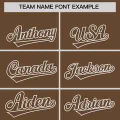 Light Brown White Varsity Letterman Hoodie Jacket Raglan Three Stripes 5