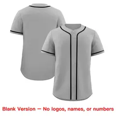 Light Gray Baseball Jersey 8