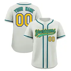 Light Gray Baseball Jersey 1