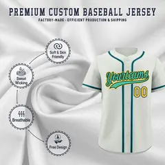 Light Gray Baseball Jersey 3