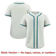 Light Gray Baseball Jersey 9