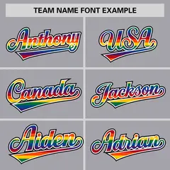 Light Gray LGBT Rainbow Pride Month Letterman Baseball Jacket 5