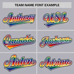 Light Gray LGBT Rainbow Pride Month Letterman Bomber Jacket 5