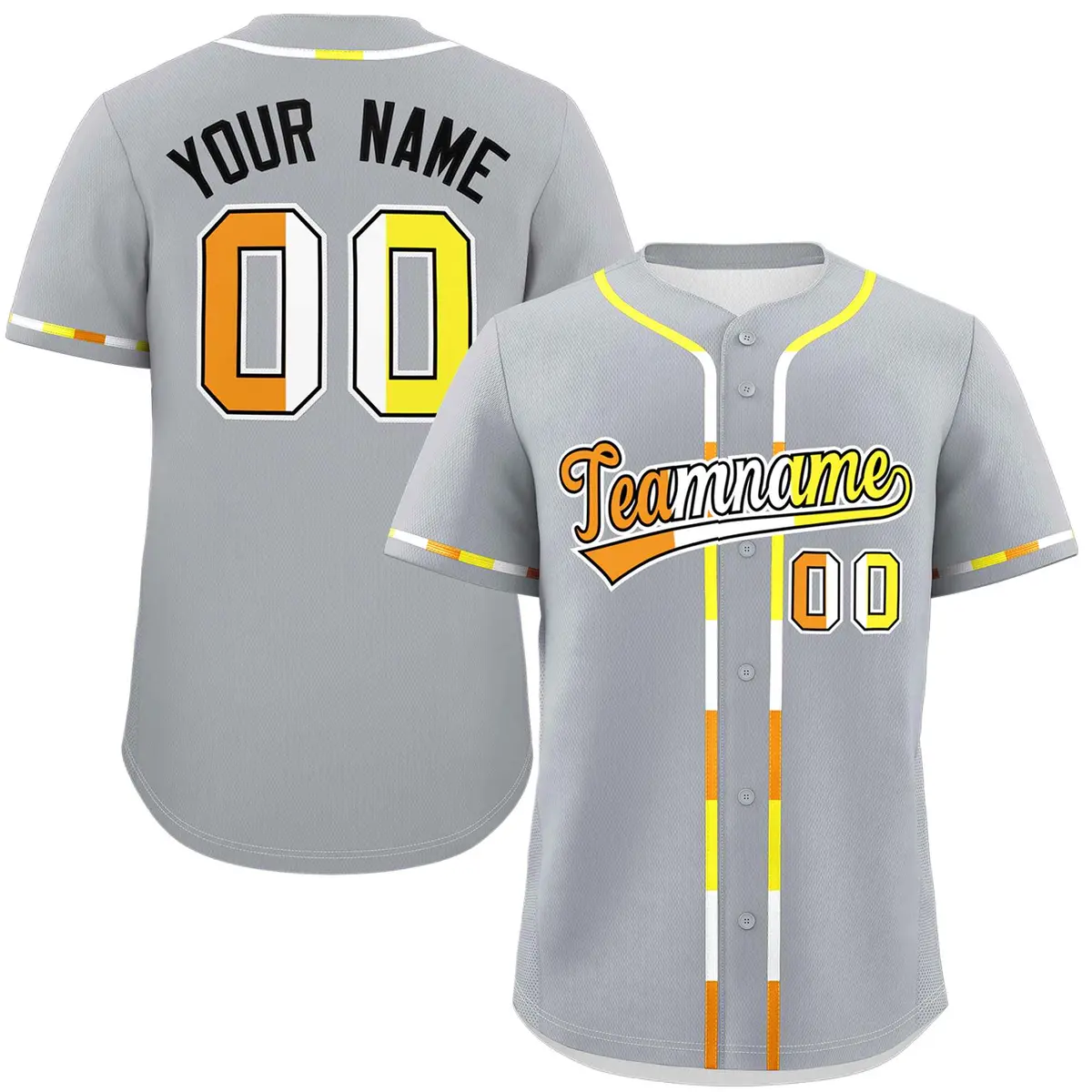 Light Gray Maverique Pride Month Baseball Jersey