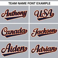 Light Gray Navy Gradient Ribbed Authentic Baseball Jersey 3