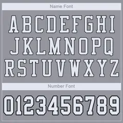 Light Gray White-Black Mesh Football Jersey 3