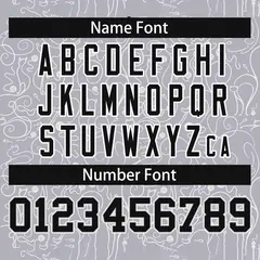 Light Gray White Graffiti Line Art Authentic Baseball Jersey 4