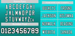 Light Green Aqua White-Black Gradient Football Jersey 3