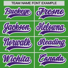Light Green Classic Baseball Jersey Lightweight Team Uniform 6