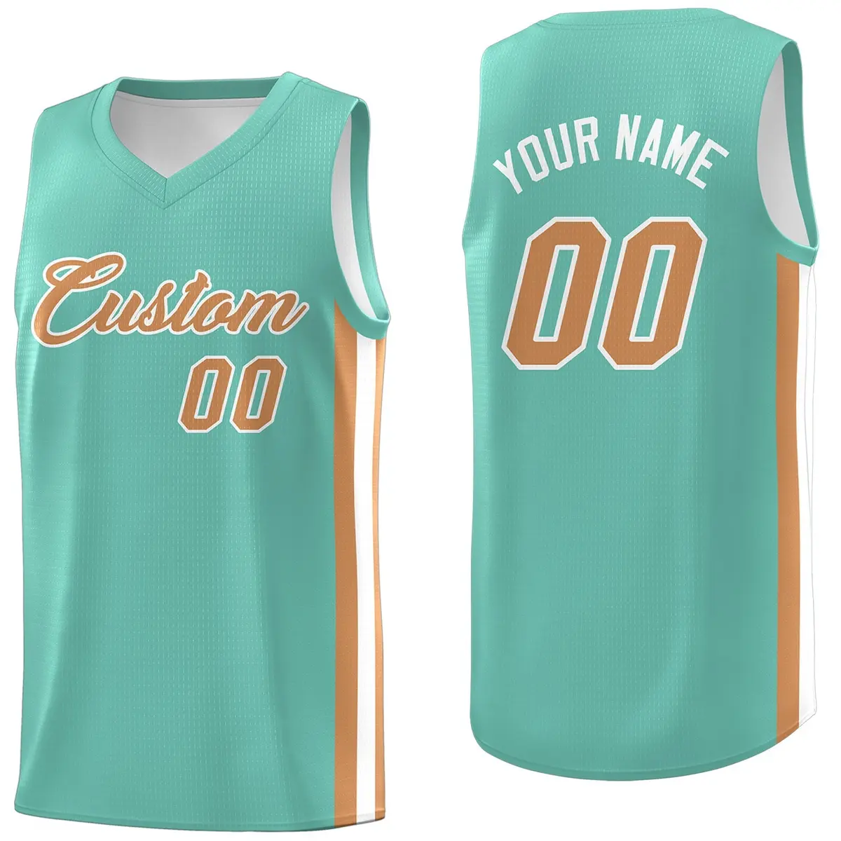 Men's Light Green Classic Basketball Jersey